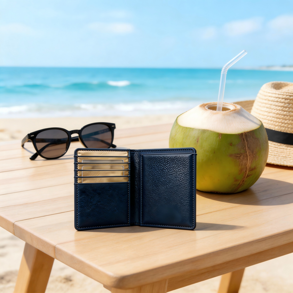 Elegant Passport Wallet | Premium Leather | Modern Office Vibe | Ideal Gift for Professionals