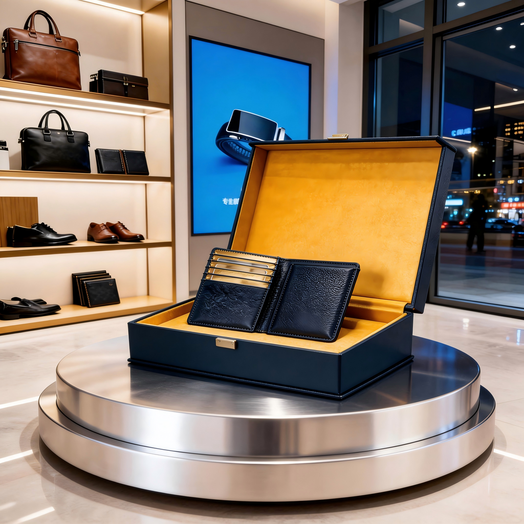 Elegant Passport Wallet | Premium Leather | Modern Office Vibe | Ideal Gift for Professionals