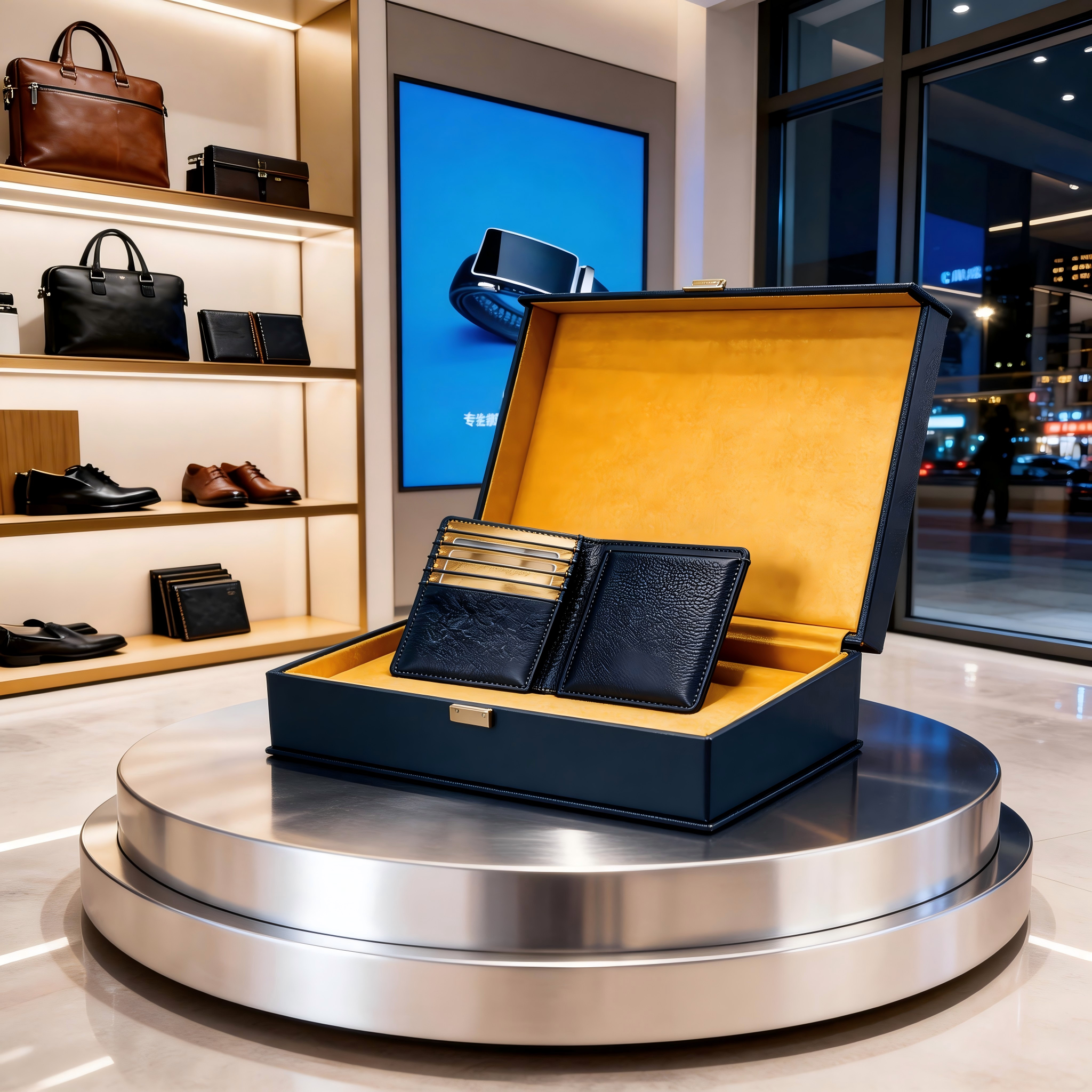 Elegant Passport Wallet | Premium Leather | Modern Office Vibe | Ideal Gift for Professionals
