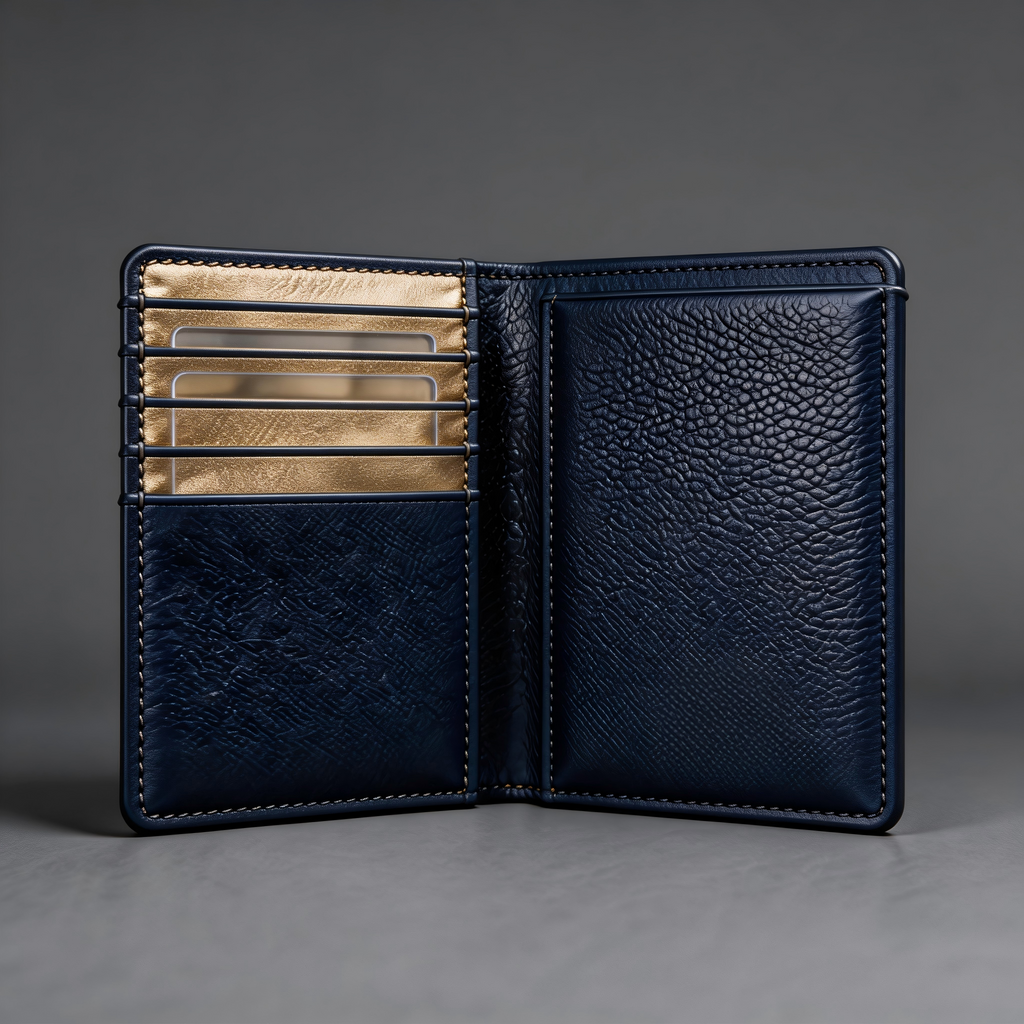 Elegant Passport Wallet | Premium Leather | Modern Office Vibe | Ideal Gift for Professionals