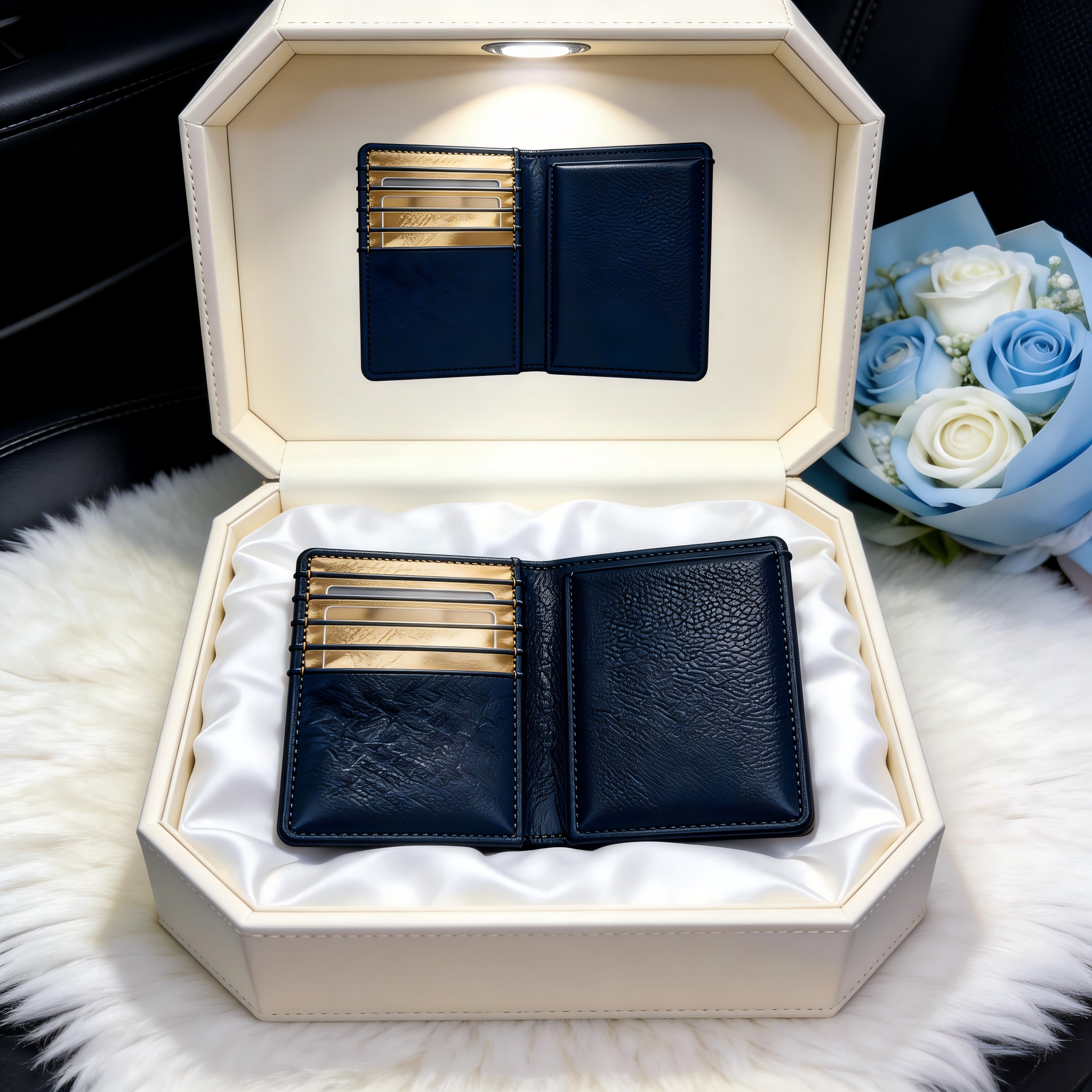 Elegant Passport Wallet | Premium Leather | Modern Office Vibe | Ideal Gift for Professionals
