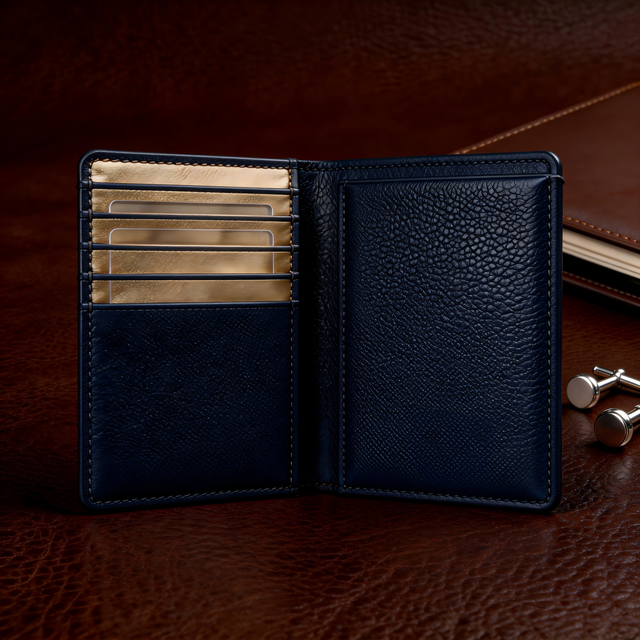 Elegant Passport Wallet | Premium Leather | Modern Office Vibe | Ideal Gift for Professionals
