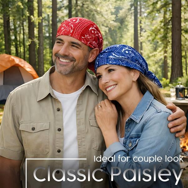Outdoor Paisley Cooling Headscarf Cap