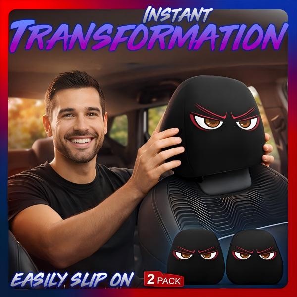 Easy-Slip Phantom Ride Headrest Cover