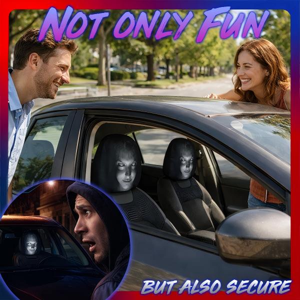 Easy-Slip Phantom Ride Headrest Cover