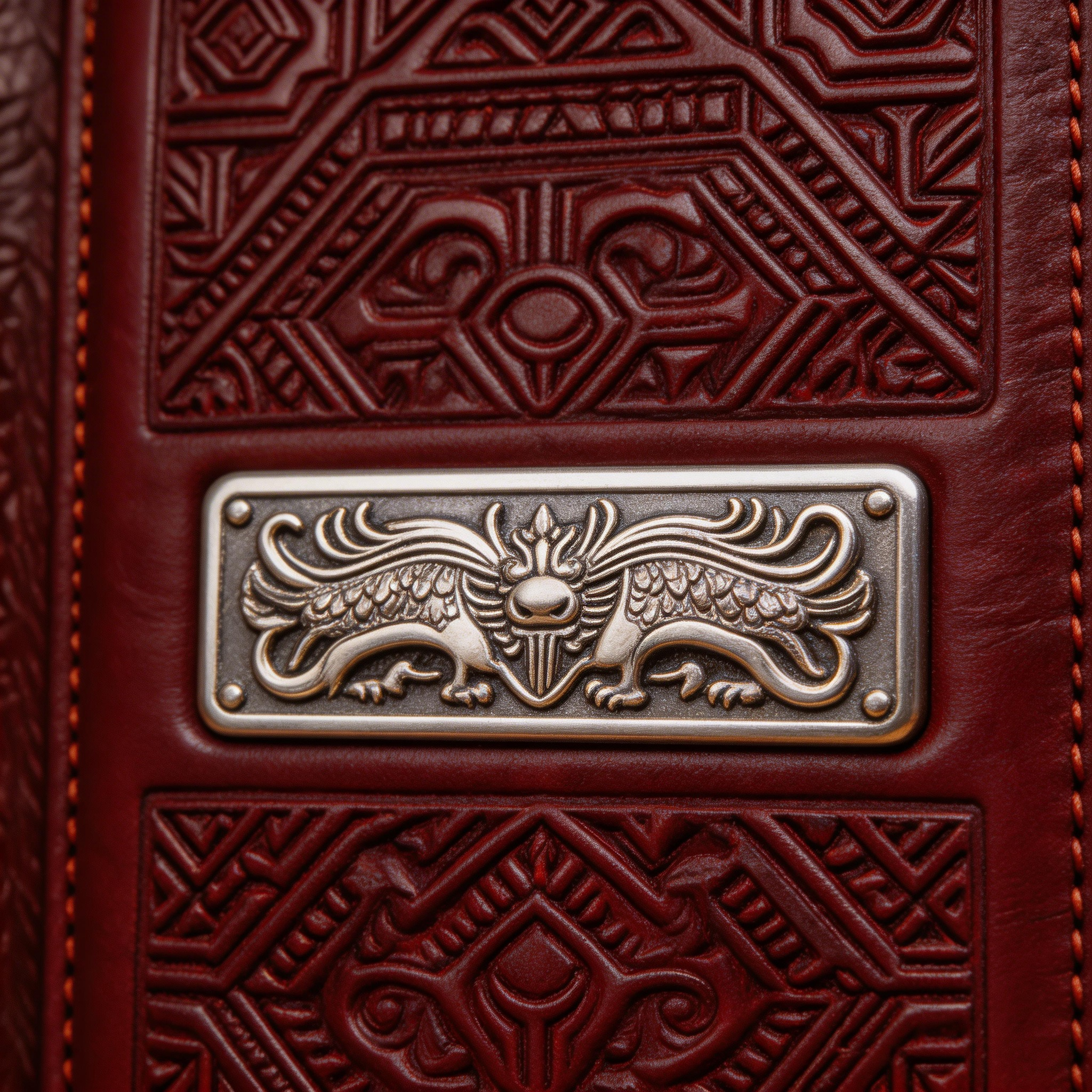 Elegant Passport Wallet | Luxurious Leather | Yoga Studio Vibe | Perfect Gift for Travelers | Intricate Floral Design