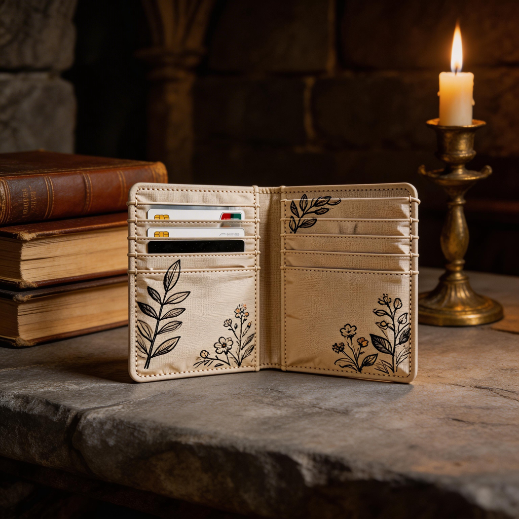 Elegant Passport Wallet | Soft Leather | Gift Box Presentation | Perfect Gift for Nature Lovers