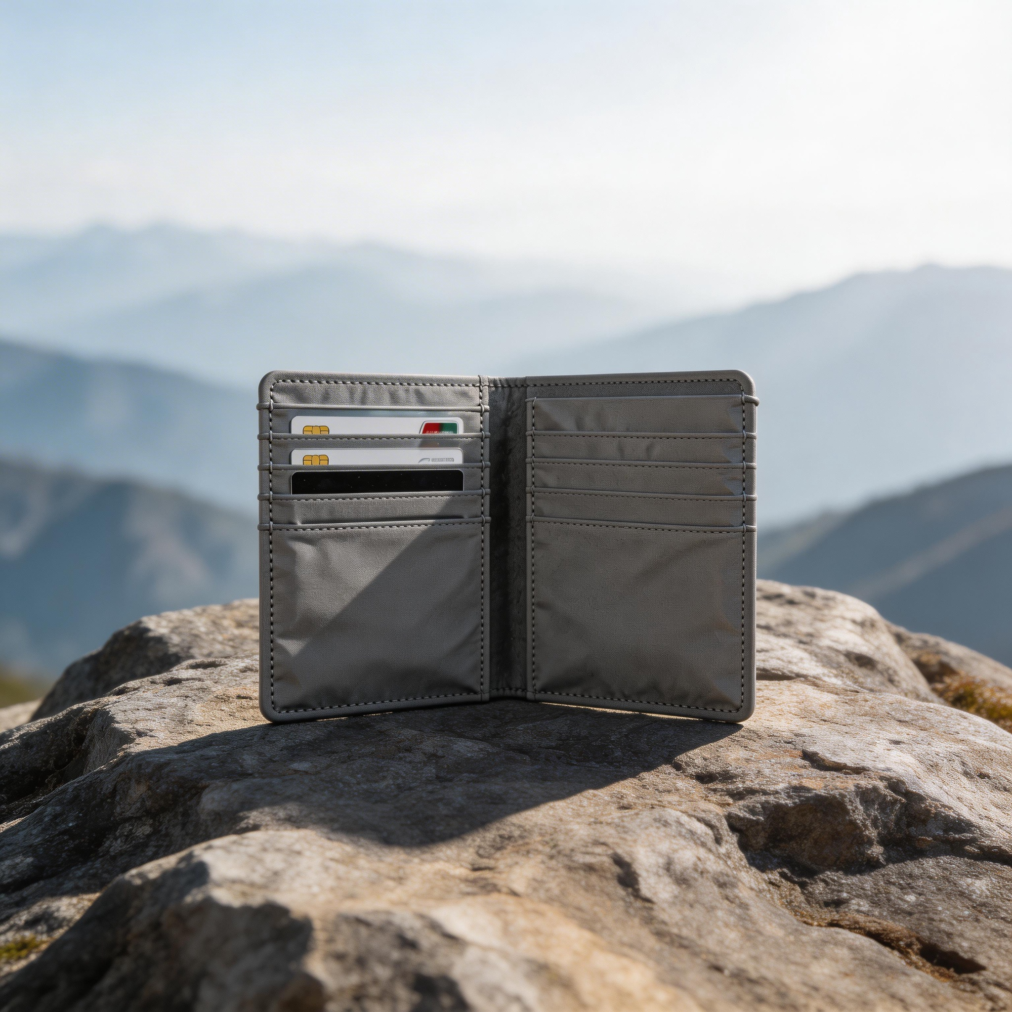 Sleek Passport Wallet | Premium Leather | Luxury Gift Box | Ideal Gift for Professionals | Minimalist Elegant Design