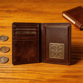 Elegant Passport Wallet | Luxurious Leather | Yoga Studio Vibe | Perfect Gift for Travelers | Intricate Floral Design
