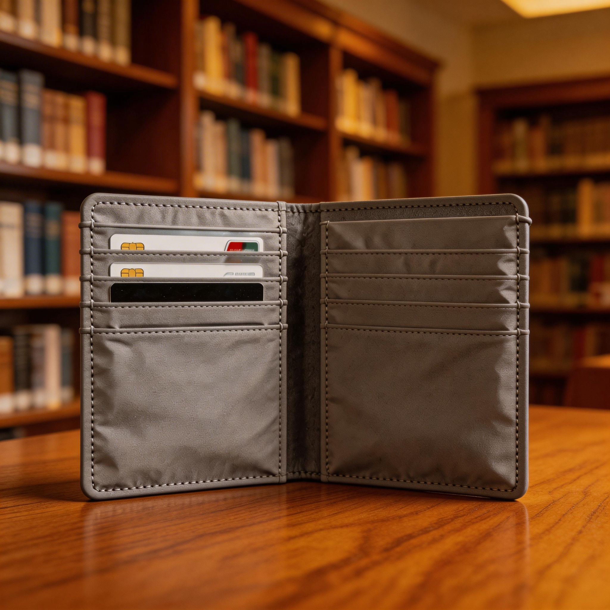 Sleek Passport Wallet | Premium Leather | Luxury Gift Box | Ideal Gift for Professionals | Minimalist Elegant Design