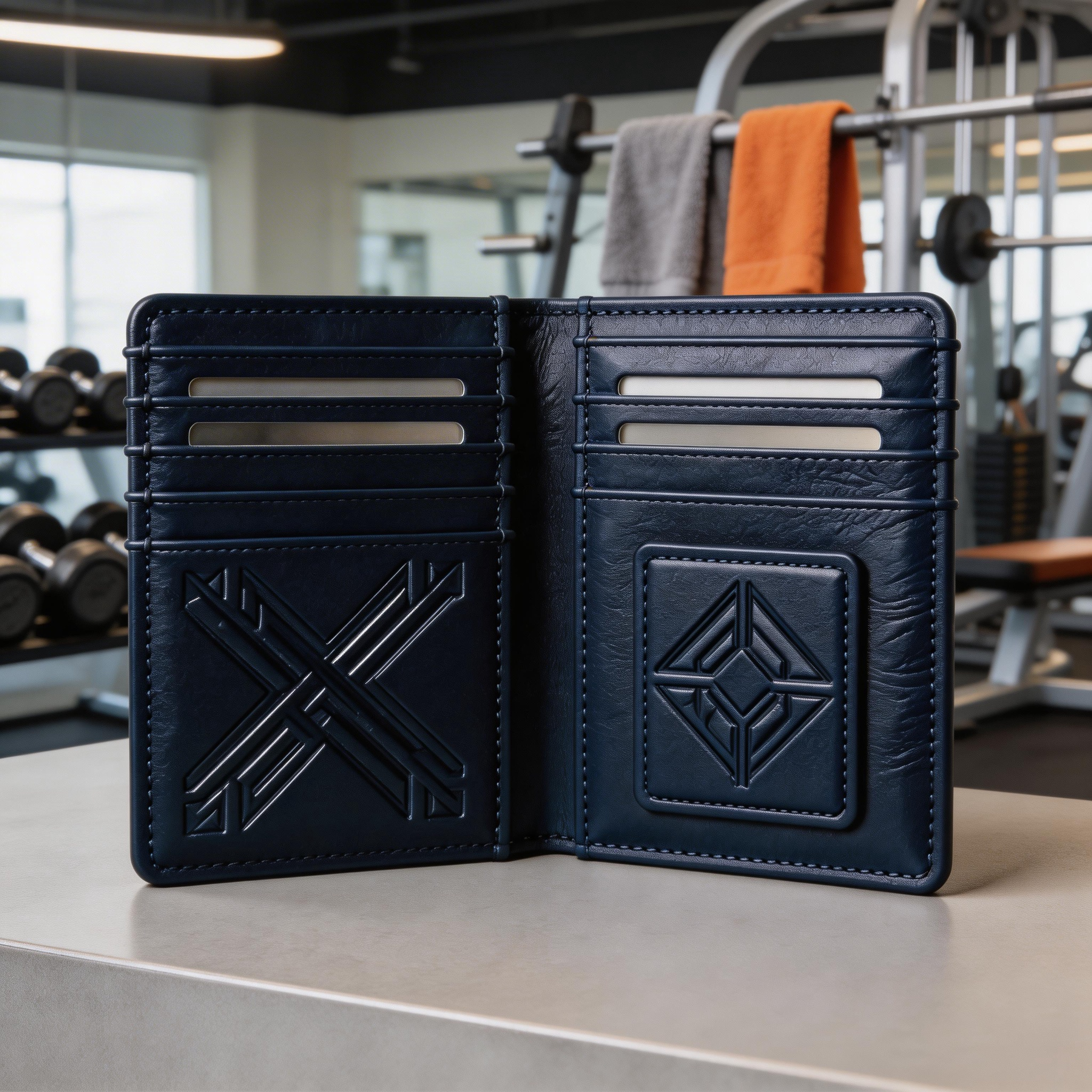 Trendy Passport Holder | Premium Leather | Fitness Gym Vibe | Perfect Gift for Active Travelers