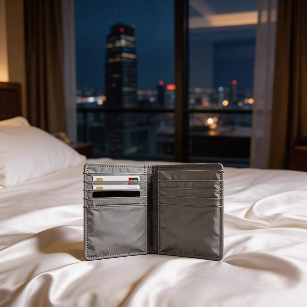 Sleek Passport Wallet | Premium Leather | Luxury Gift Box | Ideal Gift for Professionals | Minimalist Elegant Design