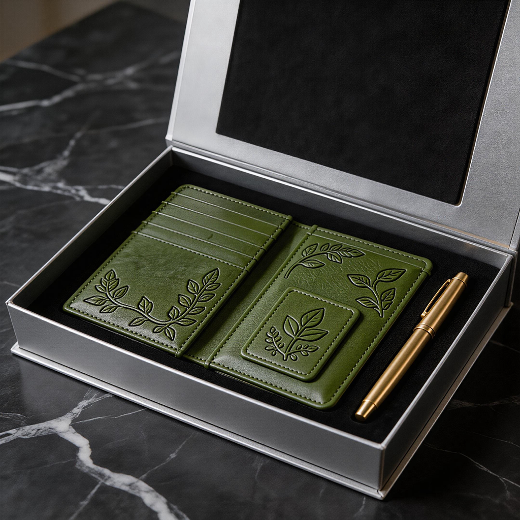 Eco-Friendly Passport Holder | Sustainable Leather | Outdoor Garden Vibe | Perfect Gift for Nature Enthusiasts