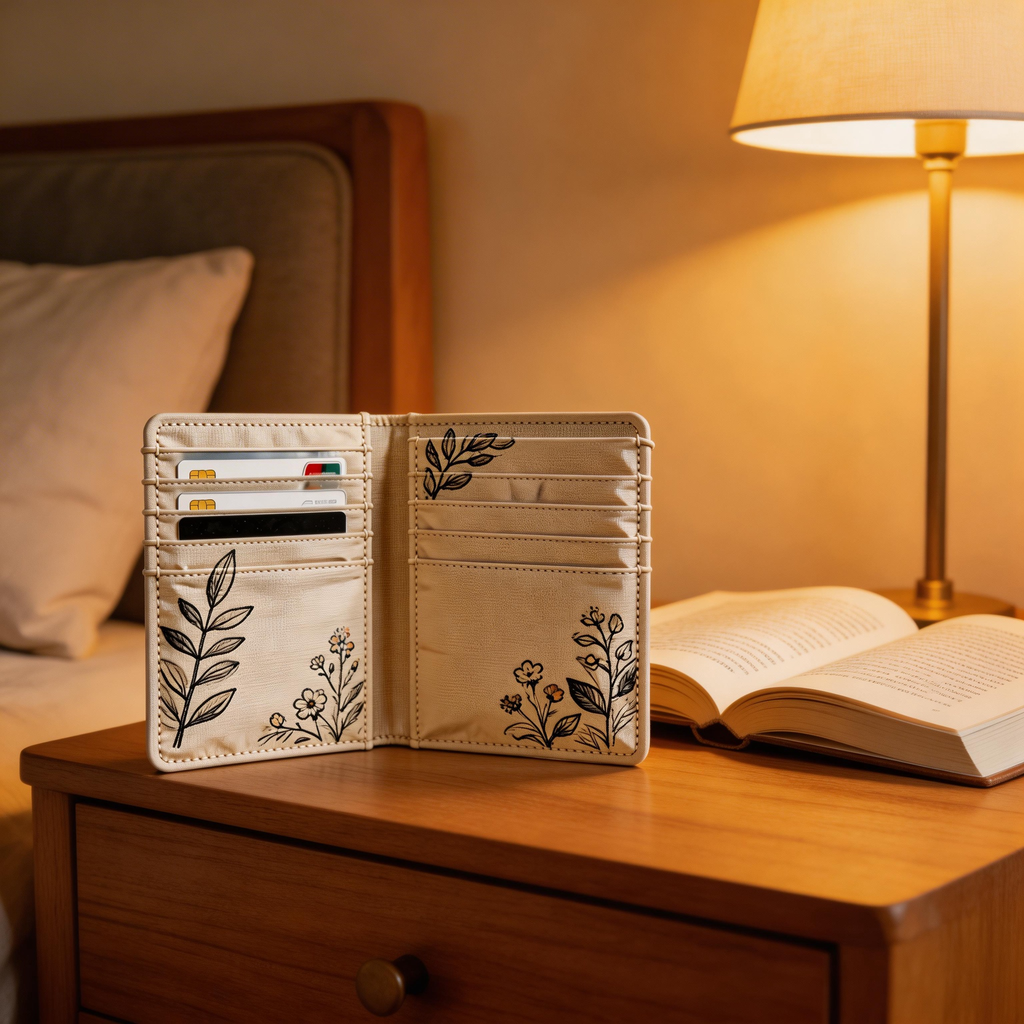 Elegant Passport Wallet | Soft Leather | Gift Box Presentation | Perfect Gift for Nature Lovers