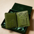 Eco-Friendly Passport Holder | Sustainable Leather | Outdoor Garden Vibe | Perfect Gift for Nature Enthusiasts