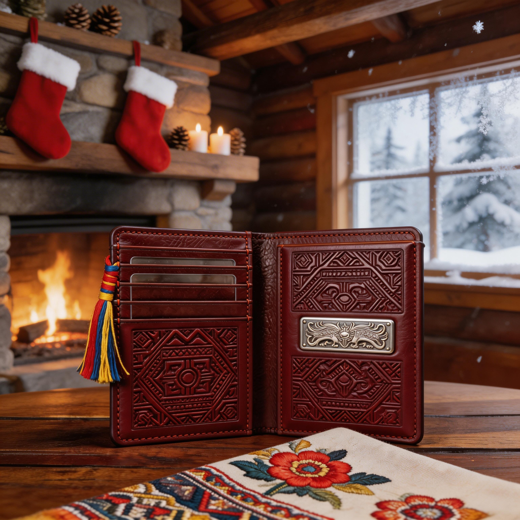 Elegant Passport Wallet | Luxurious Leather | Yoga Studio Vibe | Perfect Gift for Travelers | Intricate Floral Design