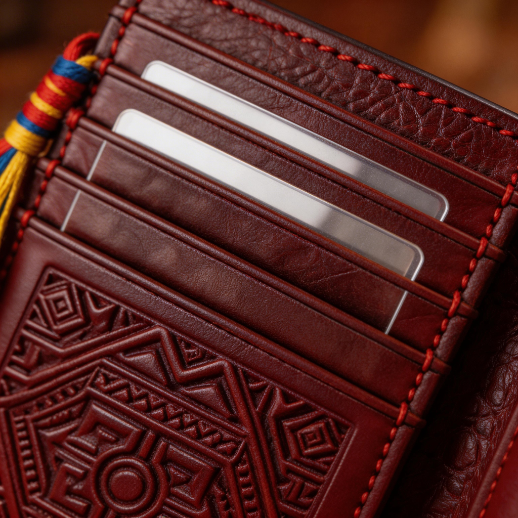 Elegant Passport Wallet | Luxurious Leather | Yoga Studio Vibe | Perfect Gift for Travelers | Intricate Floral Design