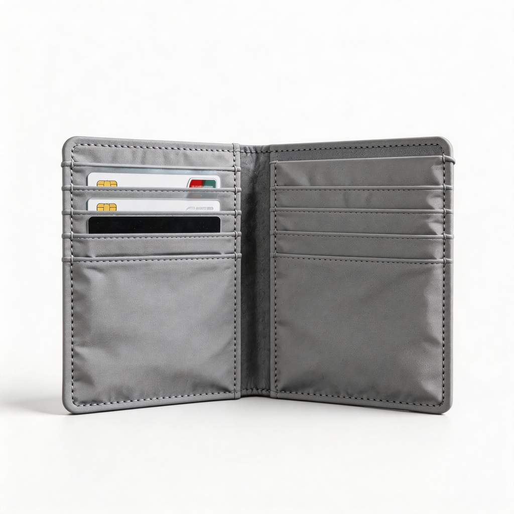 Sleek Passport Wallet | Premium Leather | Luxury Gift Box | Ideal Gift for Professionals | Minimalist Elegant Design