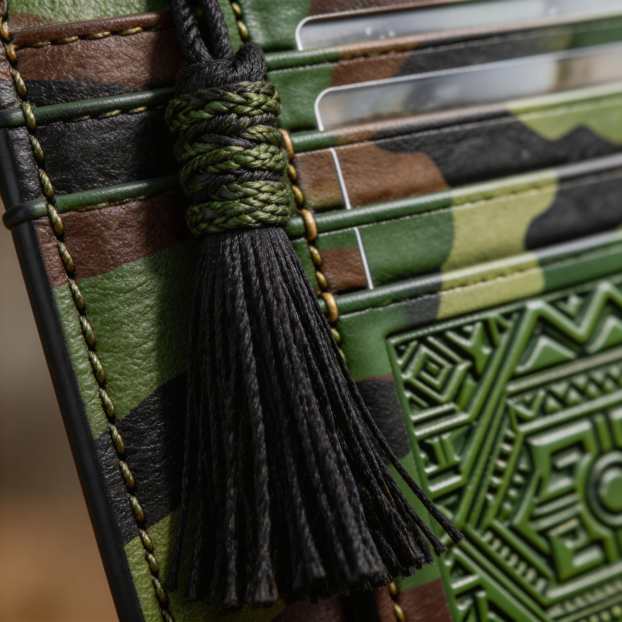 Tactical Passport Wallet | Premium Leather | Winter Wilderness Vibe | Ideal Gift for Adventurers