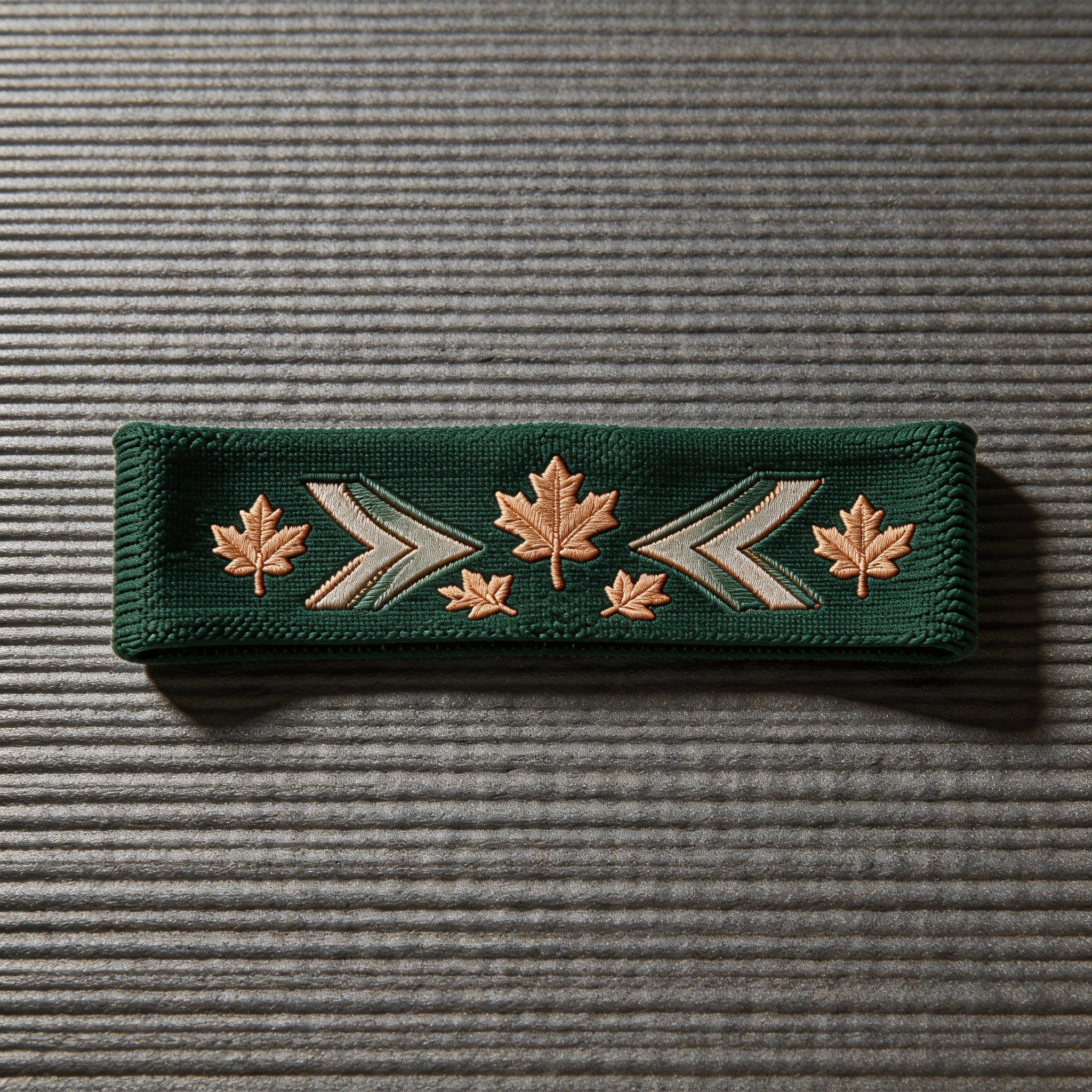 Green Embroidered Yoga Headband | Breathable Cotton | Perfect for Yoga and Sports | Great Gift for Health Buffs | Stylish and Comfortable