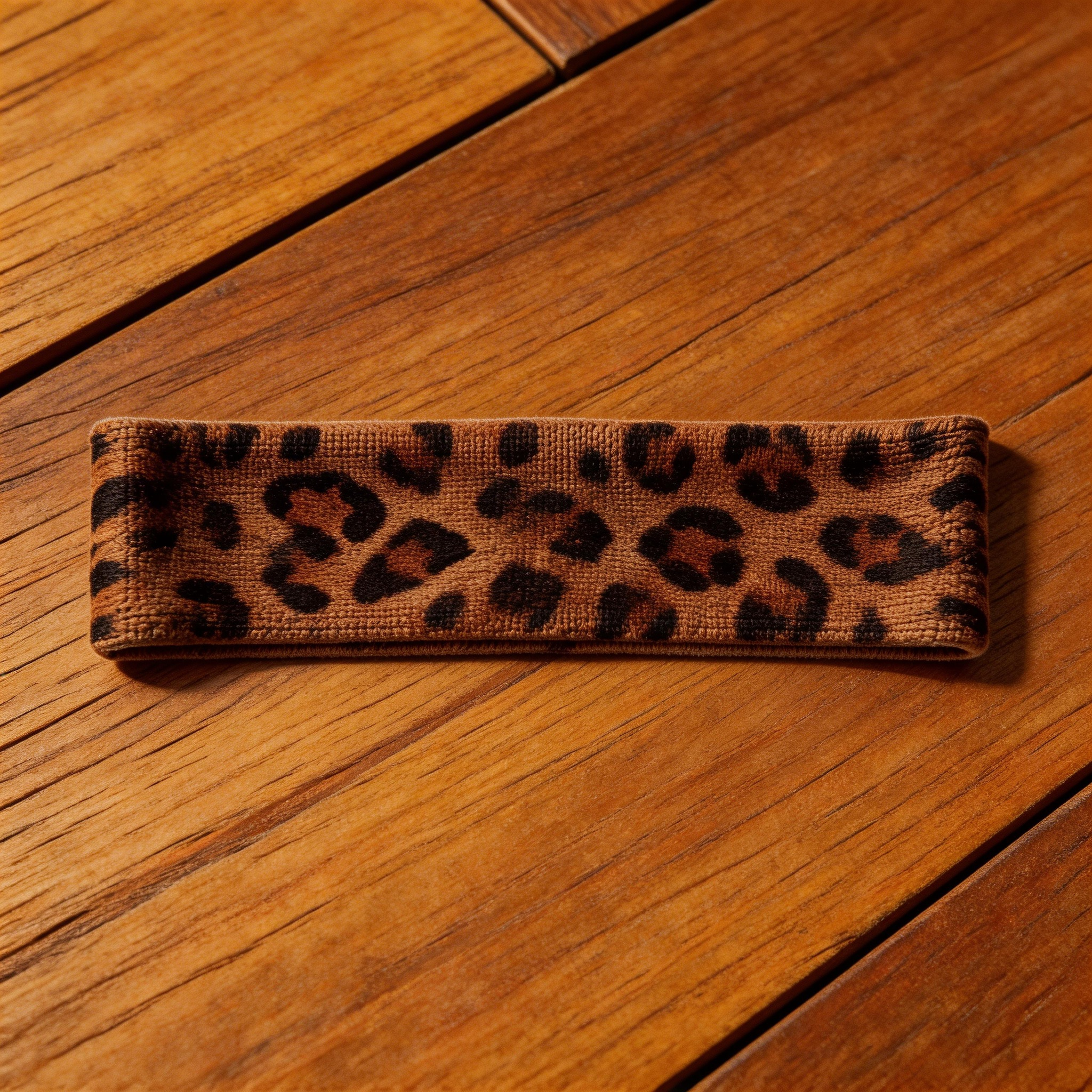 Leopard Print Yoga Headband | Soft Stretch Fabric | Trendy and Supportive | Perfect for Active Women | Bold Design