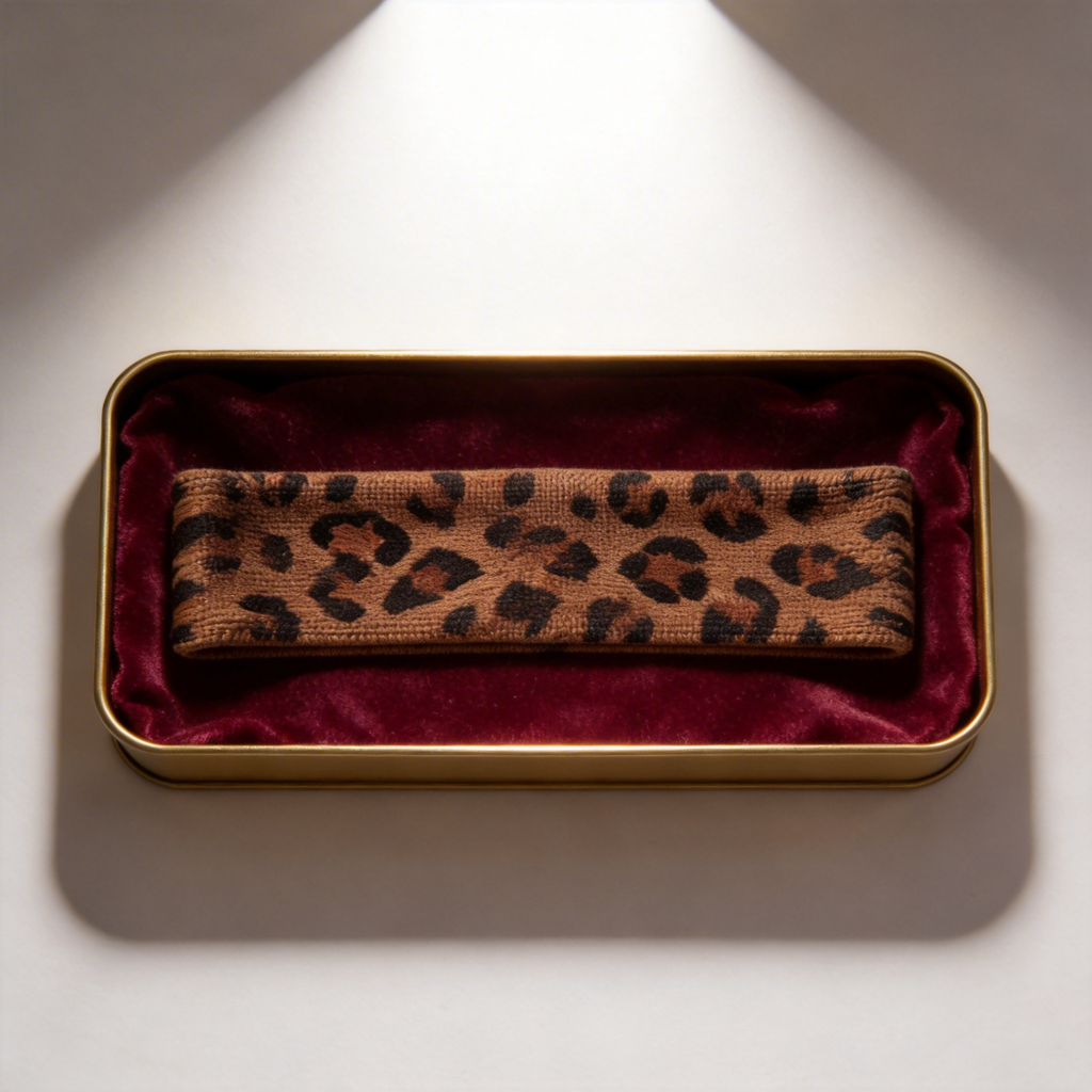 Leopard Print Yoga Headband | Soft Stretch Fabric | Trendy and Supportive | Perfect for Active Women | Bold Design