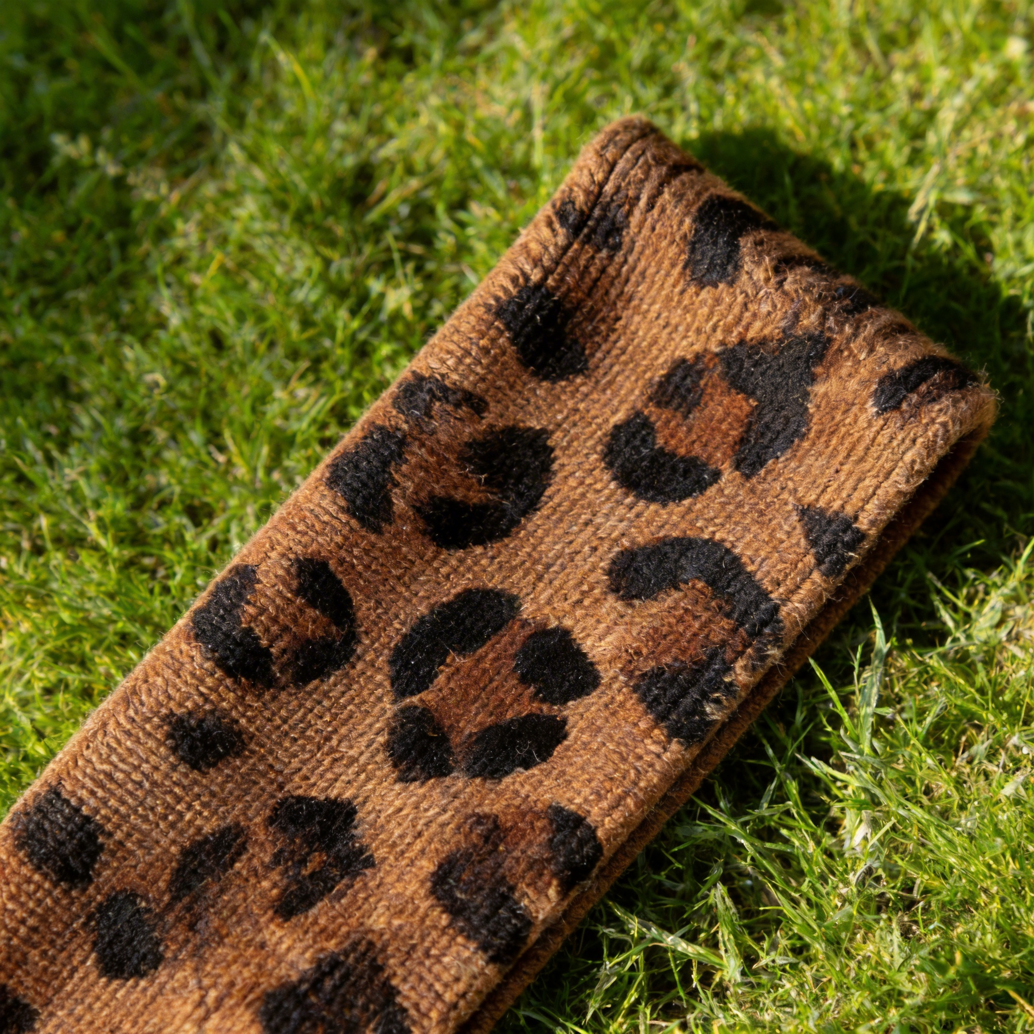 Leopard Print Yoga Headband | Soft Stretch Fabric | Trendy and Supportive | Perfect for Active Women | Bold Design