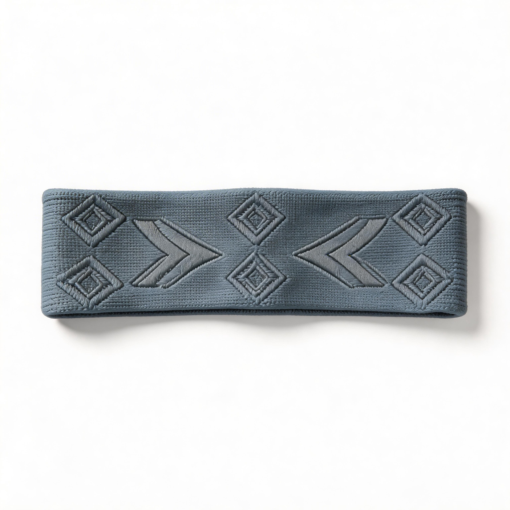 Dynamic Arrow Design Yoga Headband – Sleek Fabric for Stylish Workouts