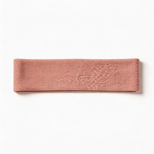 Soft Pink Knitted Yoga Headband | Cozy Material | Comfortable for Yoga and Workouts | Ideal Gift for Fitness Enthusiasts | Elegant and Functional