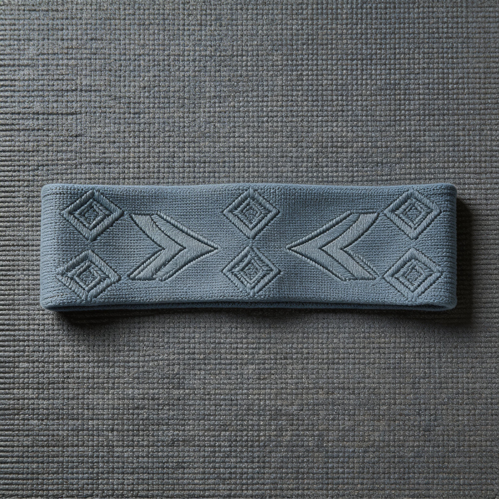 Dynamic Arrow Design Yoga Headband – Sleek Fabric for Stylish Workouts