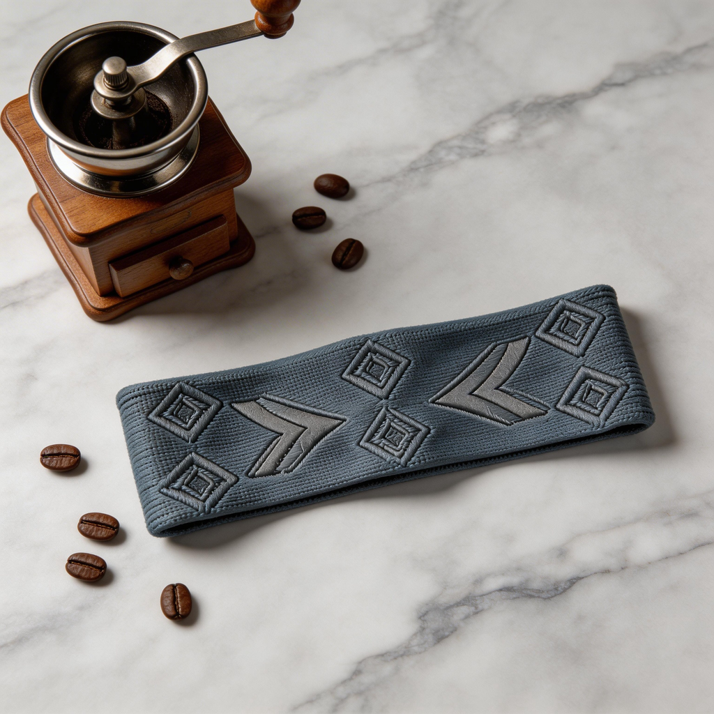 Dynamic Arrow Design Yoga Headband – Sleek Fabric for Stylish Workouts