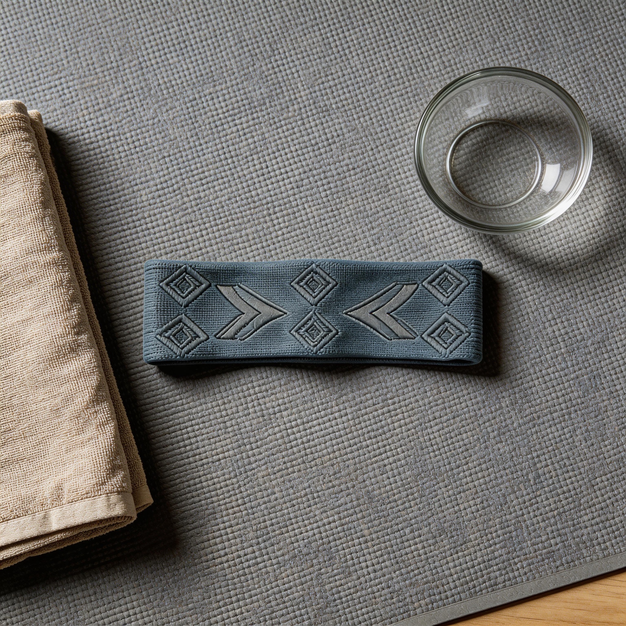 Dynamic Arrow Design Yoga Headband – Sleek Fabric for Stylish Workouts