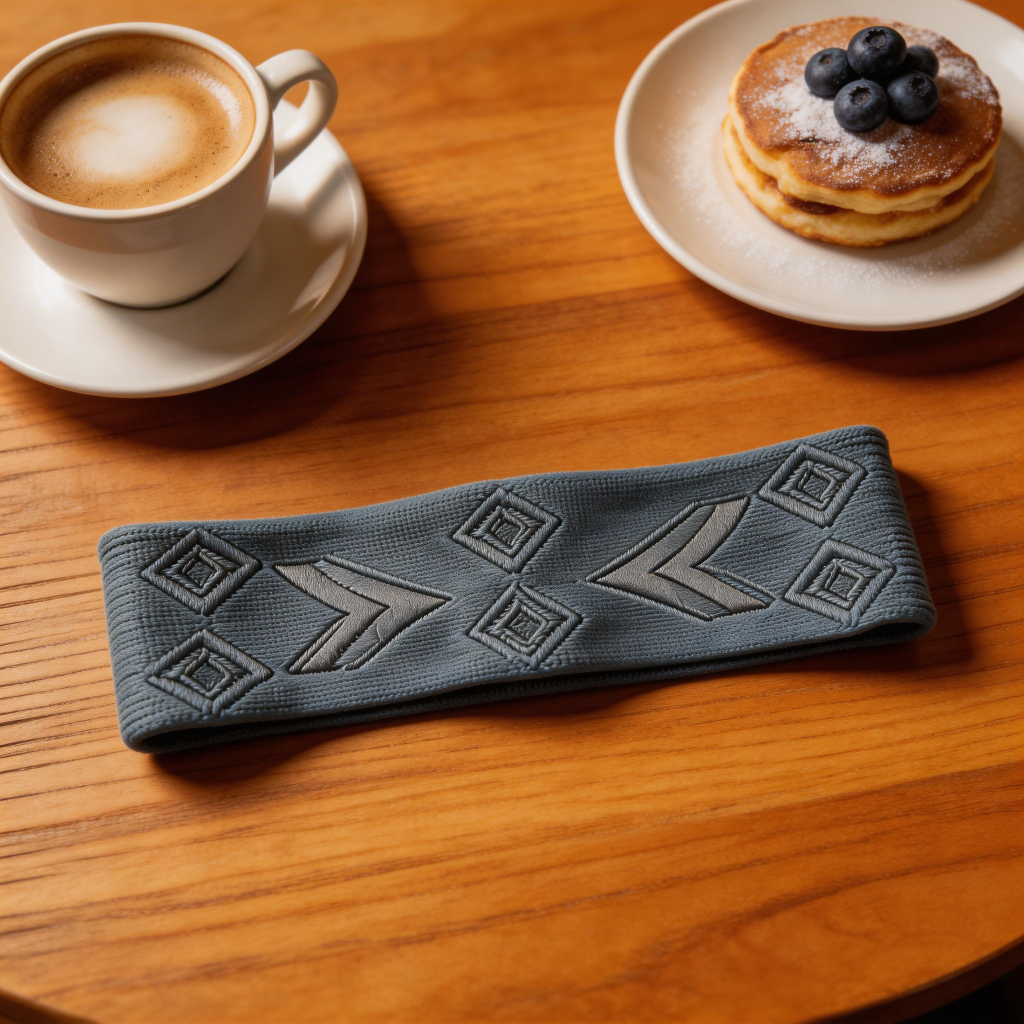 Dynamic Arrow Design Yoga Headband – Sleek Fabric for Stylish Workouts