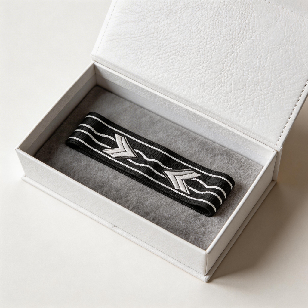 Bold Black & White Waves Yoga Headband – Comfortable Fit for Active Women  Product Features:
