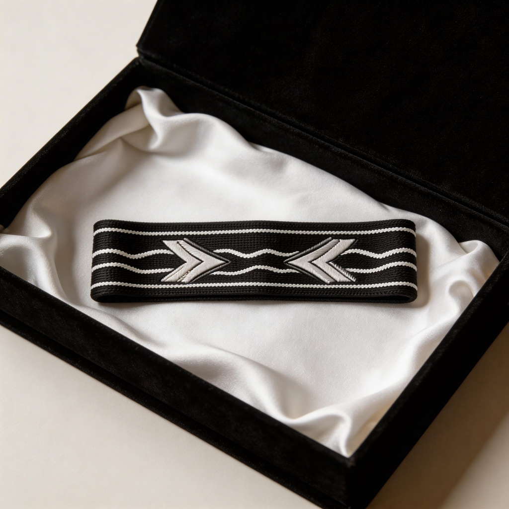 Bold Black & White Waves Yoga Headband – Comfortable Fit for Active Women  Product Features:
