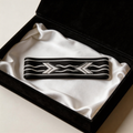 Bold Black & White Waves Yoga Headband – Comfortable Fit for Active Women  Product Features: