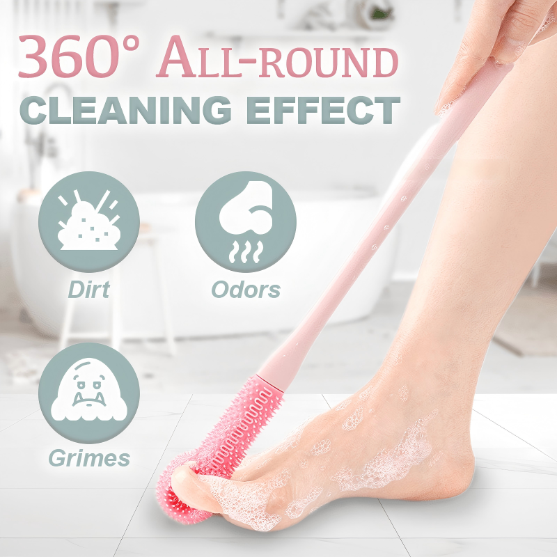 Easy-Reach Deep Cleaning Foot Brush